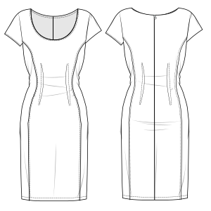 Fashion sewing patterns for Dress 750